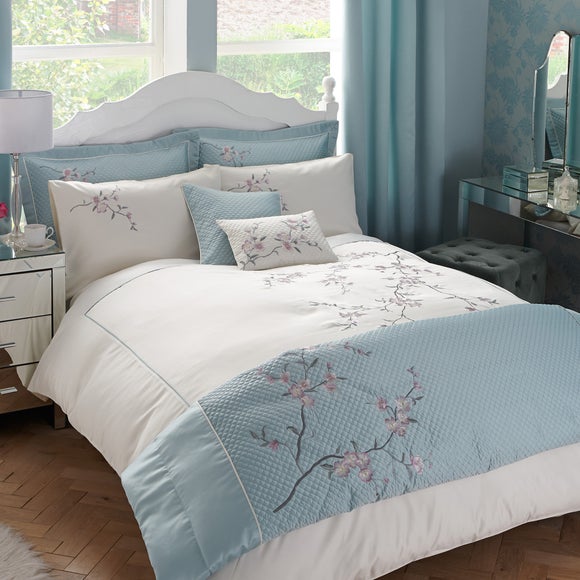 Misaki Duck Egg Bed Linen Collection