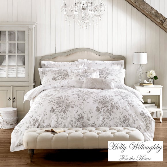 Holly Willoughby Ruby Grey Bed Linen Collection