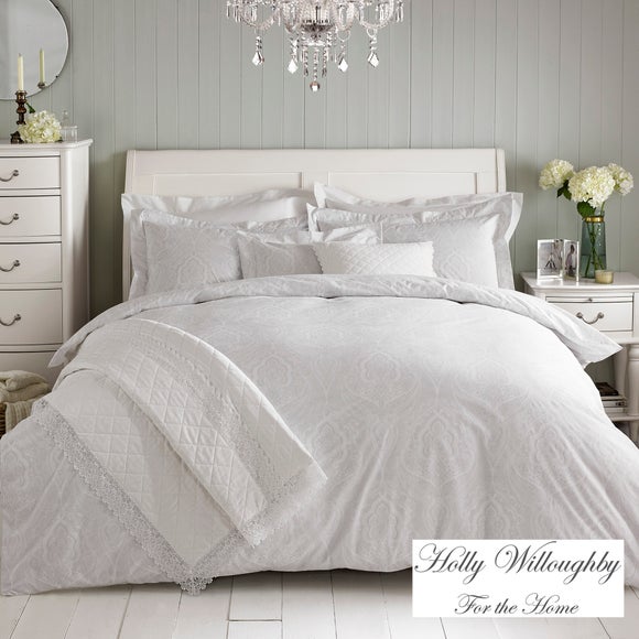 Holly Willoughby Paisley White Bed Linen Collection