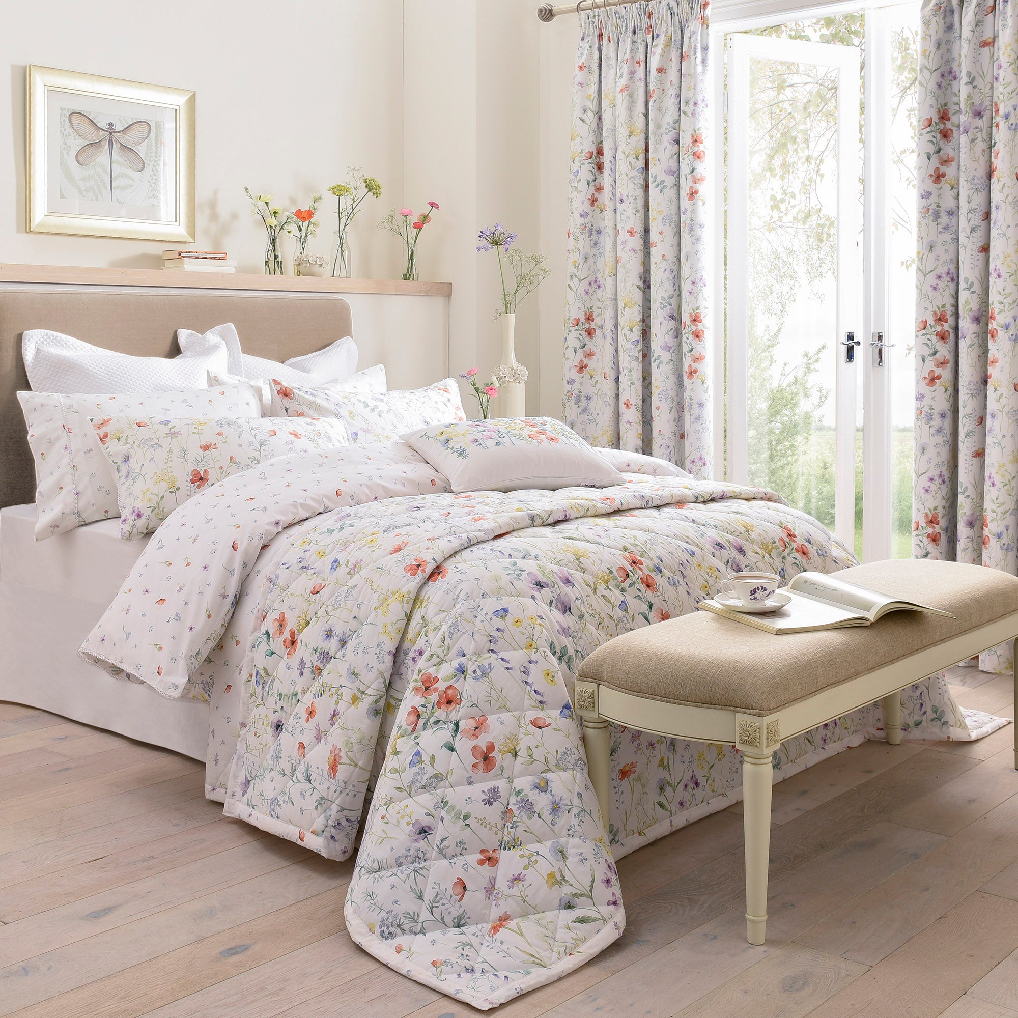 Dorma Wildflower Bed Linen Collection Dunelm