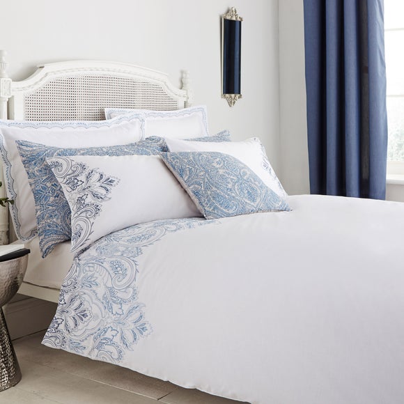 Taji Blue Bed Linen Collection
