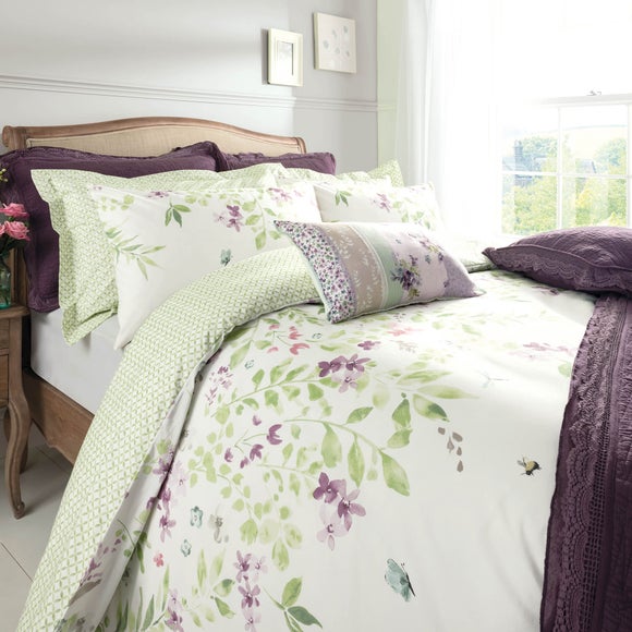 Wisley Floral Green Bed Linen Collection