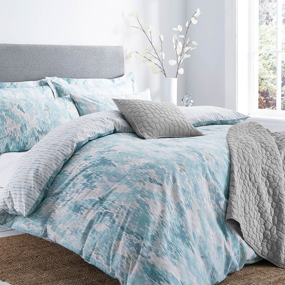Waves Teal Bed Linen Collection