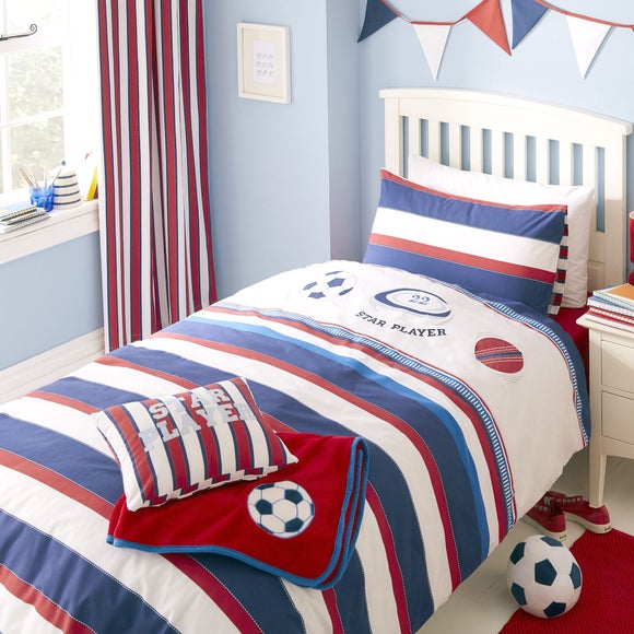 Varsity Sports Bed Linen Collection Dunelm