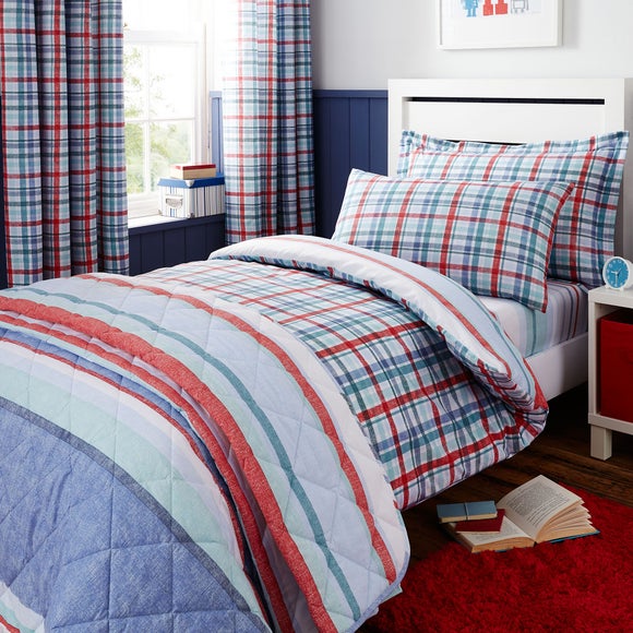 Textured Check Bed Linen Collection
