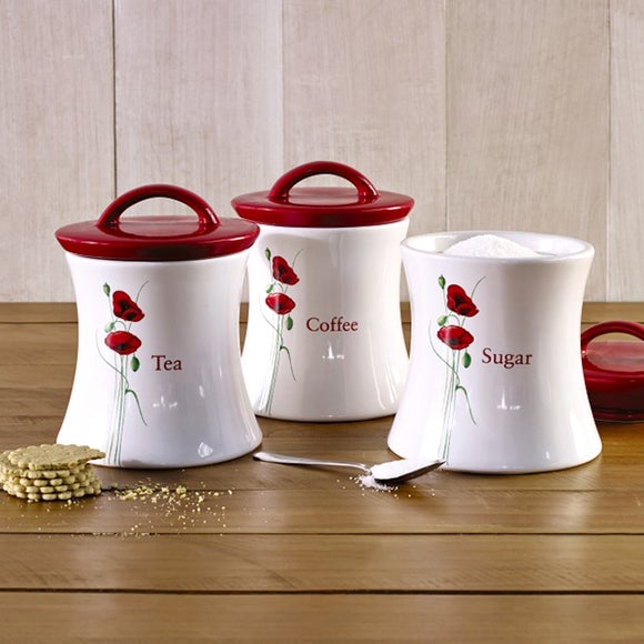 Poppy Kitchen Canister Collection