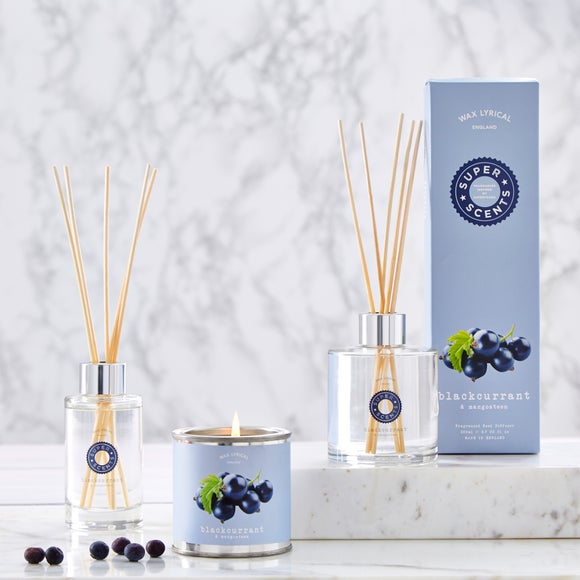 Wax Lyrical Superscents Blackcurrent and Mangosteen Fragrance Collection