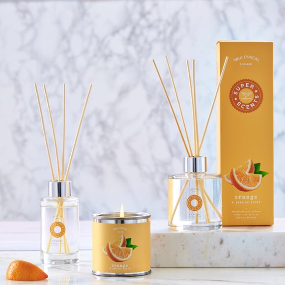 Wax Lyrical Superscents Orange and Passionfruit Fragrance Collection