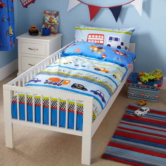Transport Blue Bed Linen Collection