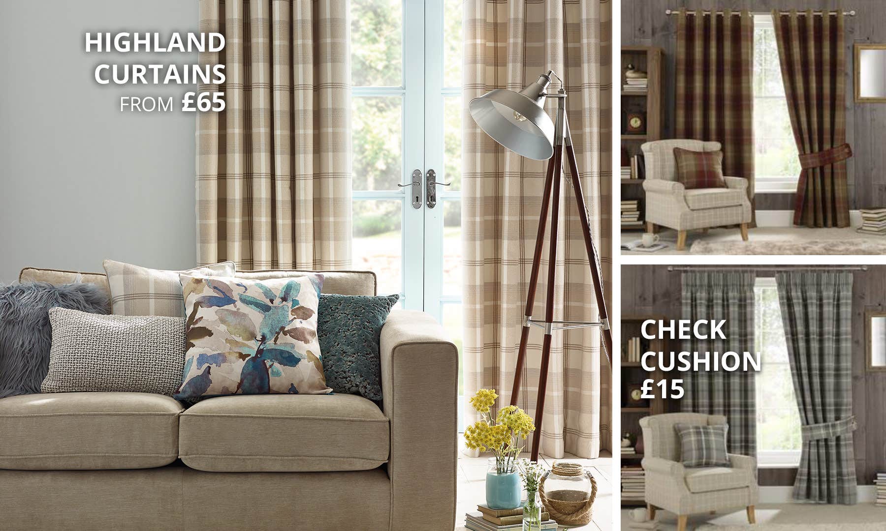 Highland Check Collection Dunelm