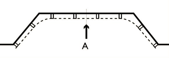 Measuring and fitting track around a bay window