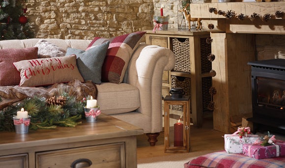 Christmas Cabin Living Room Trend Dunelm