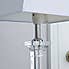 Square Clear Table Lamp Clear