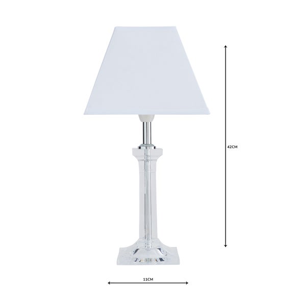 dunelm crystal table lamps