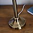 Fluted Candlestick Antique Brass Table Lamp Base Antique Brass