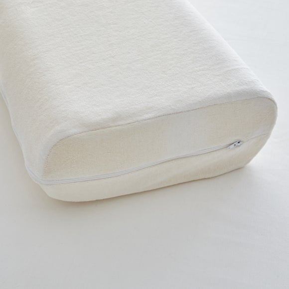 dunelm v shaped memory foam pillow