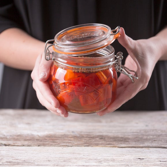 Kilner Rasp Jar Set met 0,5 liter glazen clip top voorraadpot