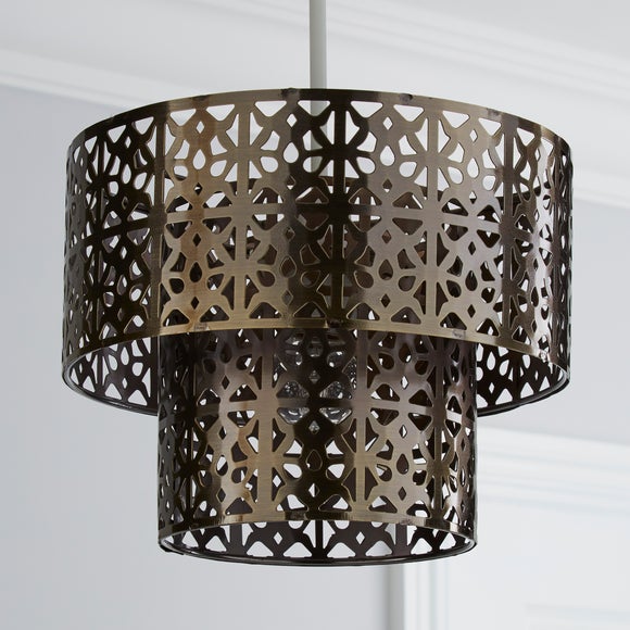 metal cut out light shade