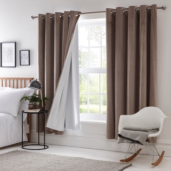 Blackout Eyelet Curtain Linings | Dunelm