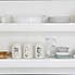 Set of 3 Off White Brabantia Window Kitchen Canisters White