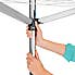 Brabantia 40 Metre 4 Arm Compact Rotary Washing Line with Cover Silver