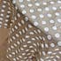 Taupe Dotty Round PVC Tablecloth Taupe (Brown)