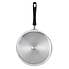 Stainless Steel Covered 24cm Saute Pan Silver