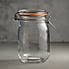 Kilner 1 Litre Round Clip Top Preserve Jar Clear