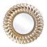 Leaf Round Wall Mirror 75cm Champagne Champagne undefined