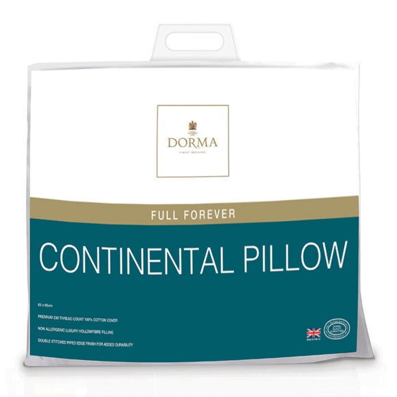 dunelm continental pillows