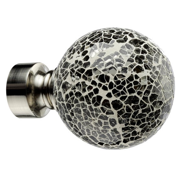 Mix And Match Mirrored Ball Finials Dia. 28mm | Dunelm