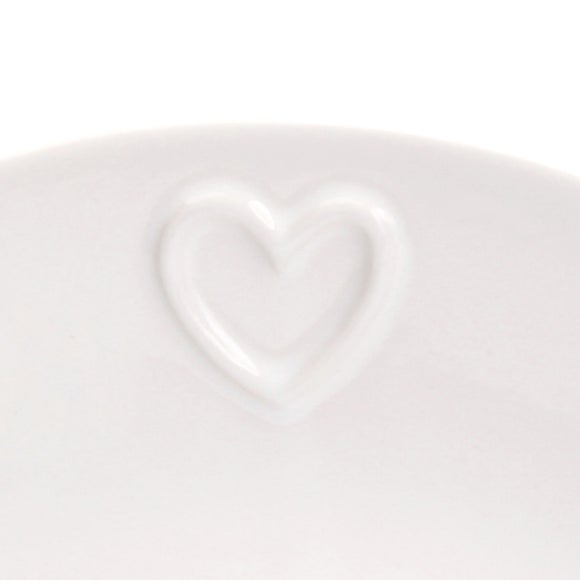 heart dinner plates