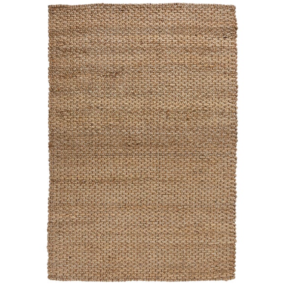 Chunky Jute Woven Rug Dunelm