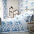 Dorma Blue Toile Wallpaper Blue