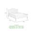 Toulouse Ivory Bedstead  undefined