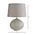 Dahlia Scratched Resin Grey Table Lamp Grey