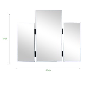 Glass Dressing Table Mirror 60x73cm Dunelm Glass Dressing Table Mirror 60x73cm, Free Standing Dressing Table Mirror Dunelm