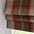 Highland Check Red Blackout Roman Blind  undefined