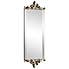 Ornate Wall Mirror 67x21cm Silver Silver undefined