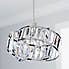 Lilia Acrylic Clear Easy Fit Pendant Clear