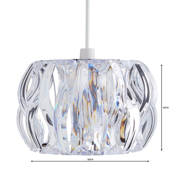 pendant with glass shade