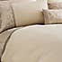Lucia Embroidered Natural Duvet Cover  undefined