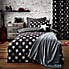 Stars Black 25cm Fitted Sheet  undefined