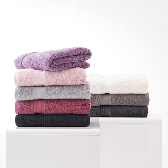 Dunelm Charcoal Egyptian Cotton Hand Towel Conscious Choice