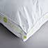 Comfortzone Anti Bacterial Firm-Support Walled Pillow White
