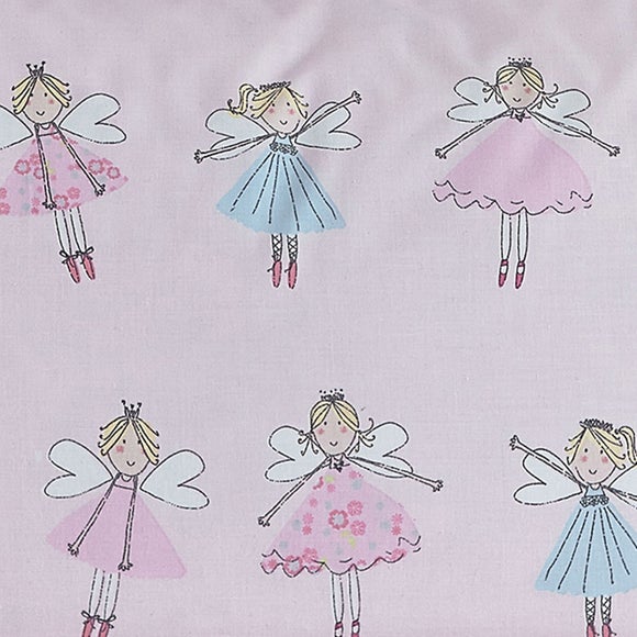 Fairies Pink Oxford Pillowcase Dunelm