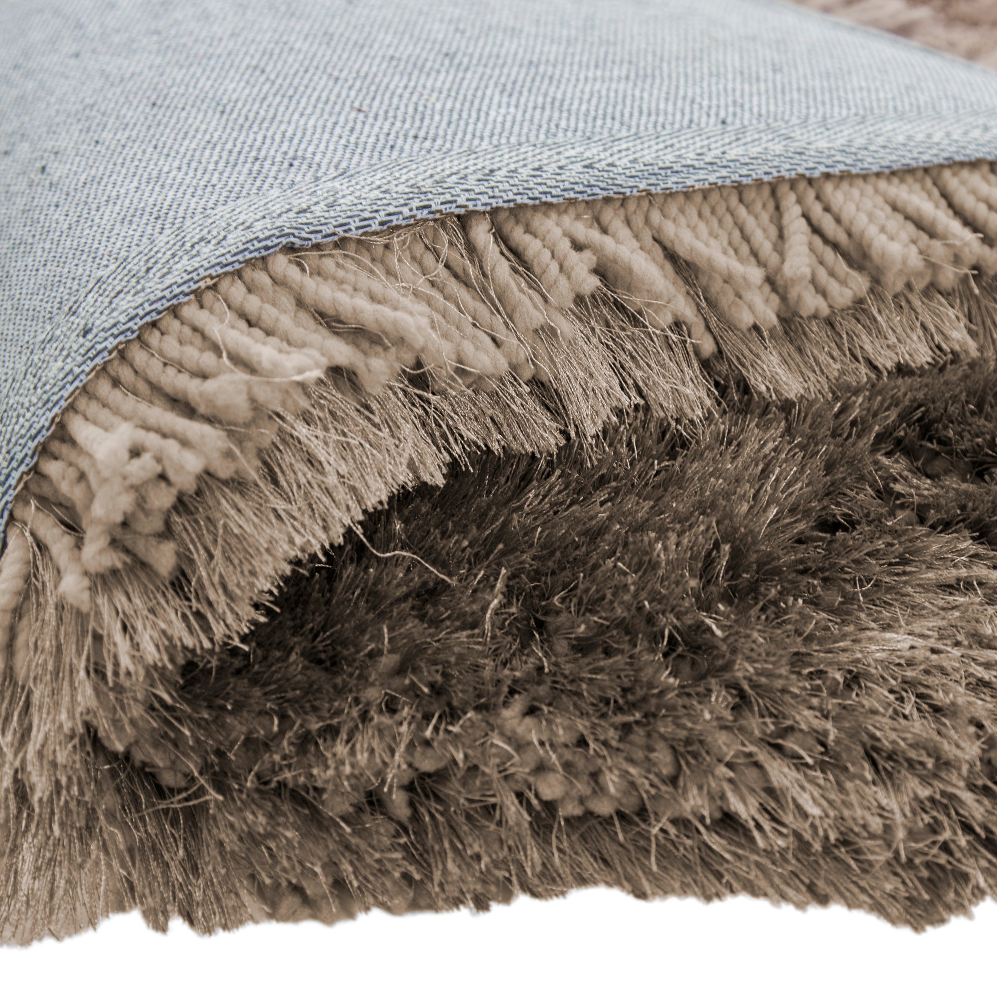 Mink Jewel Shaggy Rug | Dunelm