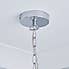 Serena 4 Light Jewel Chrome Ceiling Fitting Silver