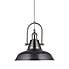 Lucas Industrial 1 Light Pendant Pewter Ceiling Fitting Grey