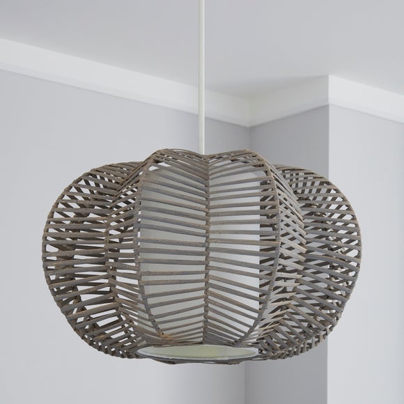 hamilton weave natural pendant shade